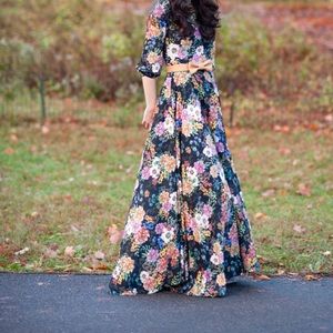 Anthropologie Yumi Kim garden grown maxi dress xxs